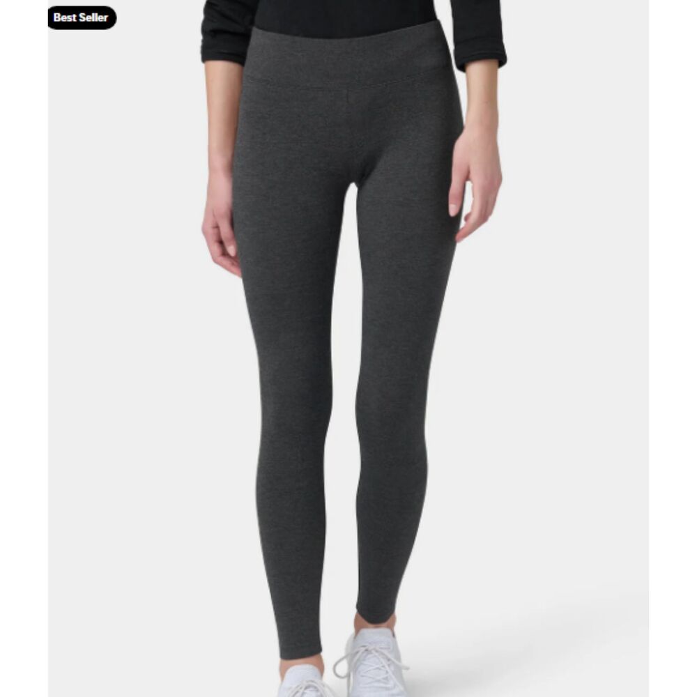 HUE Dark Gray Leggings Medium Excellent Condition